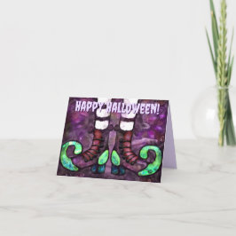 Tarjeta de saludo personalizada de los boots de br