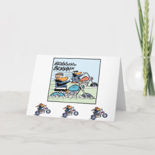 Tarjeta de saludo Personalizado para motociclistas