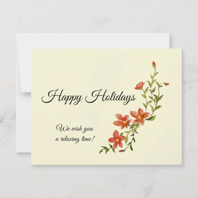 Tarjeta de saludo plana sonora (Anverso)