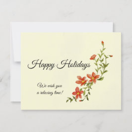 Tarjeta de saludo plana sonora