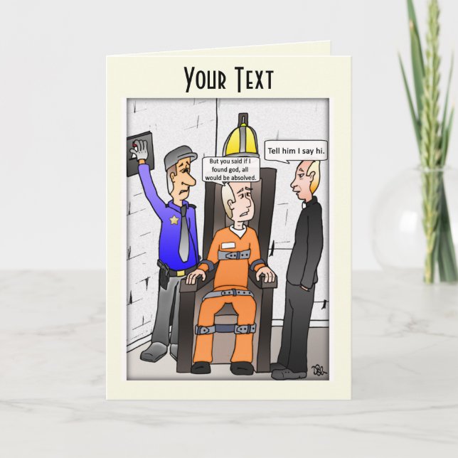 Tarjeta de saludo plegado amarillo pálido guardada (Anverso)
