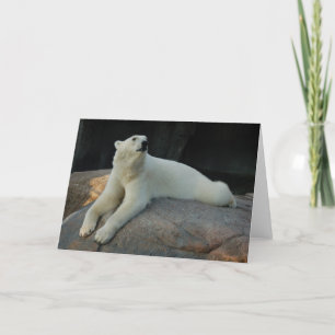 Tarjeta de saludo Polar Bear