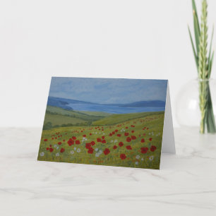 Tarjeta de saludo Poppy