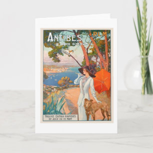 Tarjeta de saludo Poster Antibes