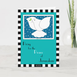 Tarjeta de saludo Pray For Peace of Jerusalem
