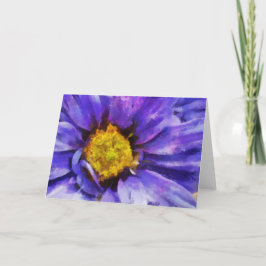 Tarjeta de saludo Purple Flower