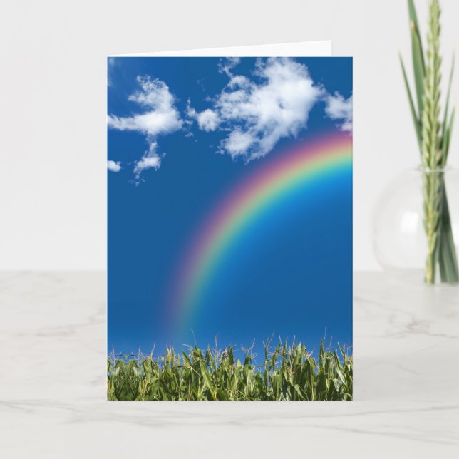 Tarjeta de saludo Rainbow de verano (Anverso)