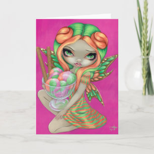Tarjeta de saludo "Rainbow Sherbet Fairy"