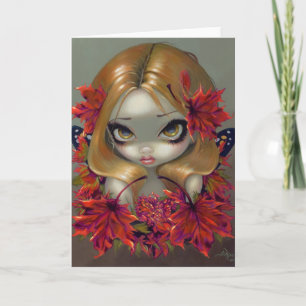 Tarjeta de saludo "Red Maple Fairy"