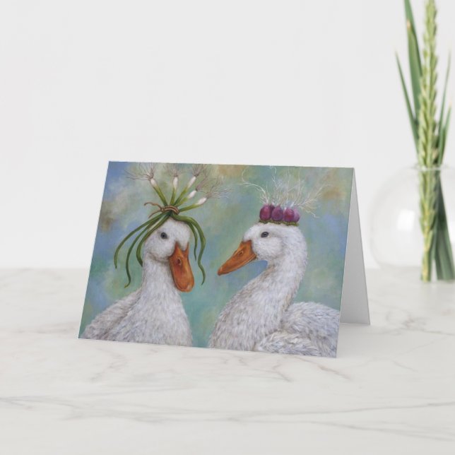 Tarjeta de saludo - Rey y Reina (Anverso)