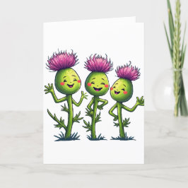 Tarjeta de saludo Rock N Thistles Scottish Festiva