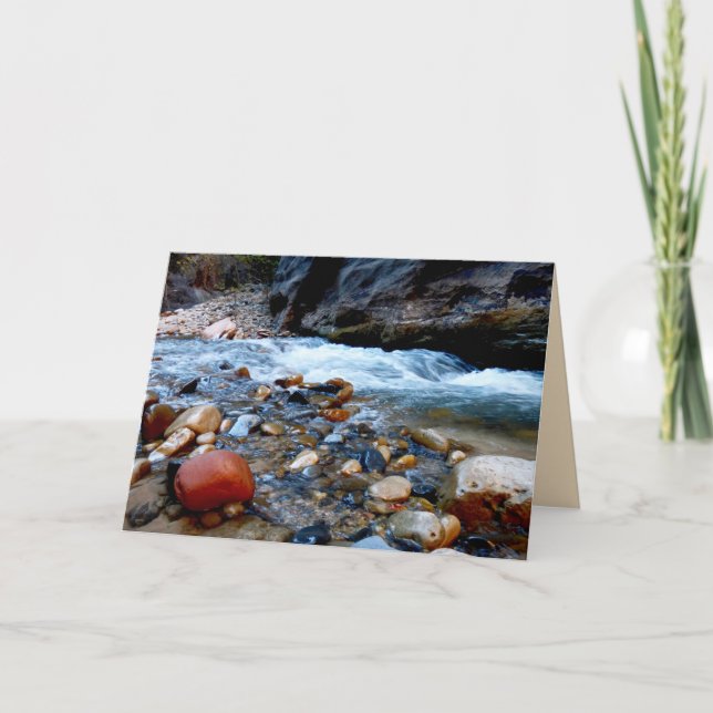 Tarjeta de saludo, Rock Rojo, Blank Interior (Anverso)