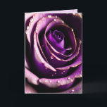 Tarjeta de saludo ROSA SISTER BIRTHDAY<br><div class="desc">TARJETA DE CUMPLEAÑOS DE LA HERMANA DEL ROSA PURPLE</div>