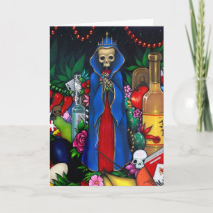 Tarjeta de saludo "Santa Muerte"