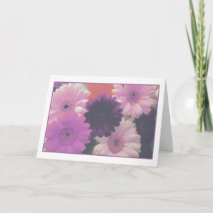 Tarjeta de saludo Seet Pink Diasy