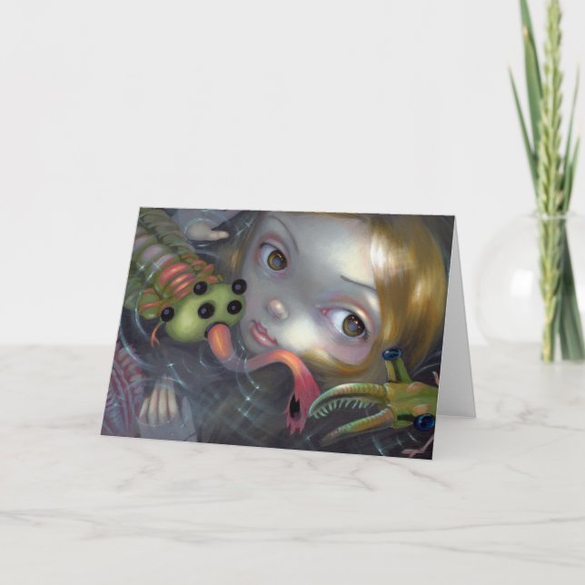 Tarjeta de saludo "Sirena de Cambria" (Anverso)