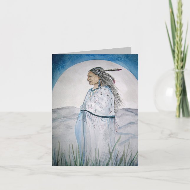 Tarjeta de saludo Sister Moon (Anverso)