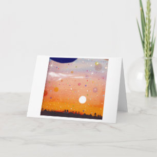 Tarjeta de saludo SpaceScape