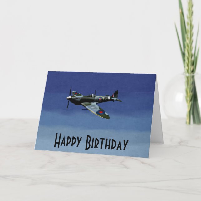 Tarjeta de saludo Spitfire (Anverso)
