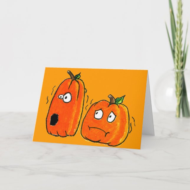 Tarjeta de saludo SPOOKY HALLOWEEN (Anverso)