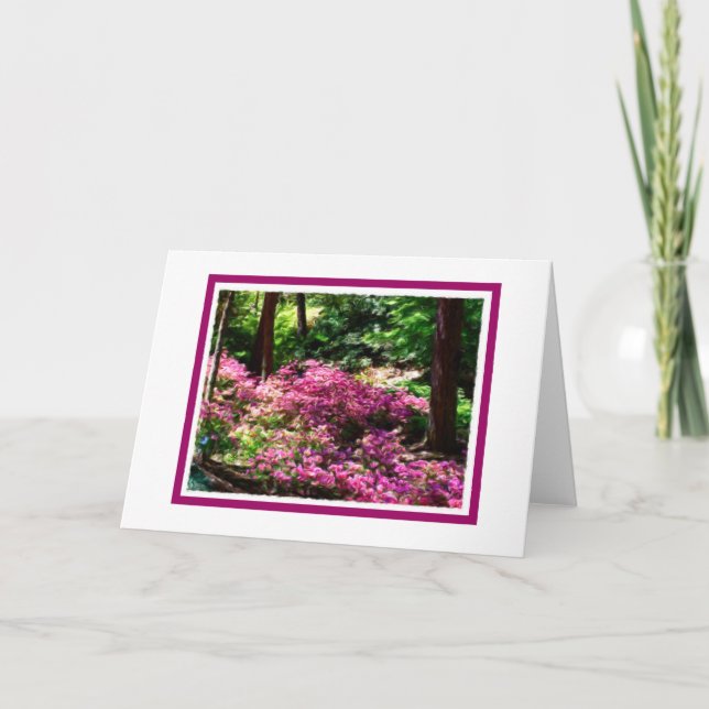 Tarjeta de saludo Spring Walk Blank (Anverso)