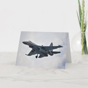 Tarjeta De Saludo Sukhoi Su-35S