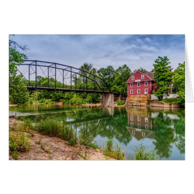 Tarjeta De Saludo Summer At War Eagle Mill (Anverso (Horizontal))
