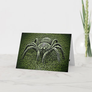 Tarjeta de saludo temático de araña de Tarantula