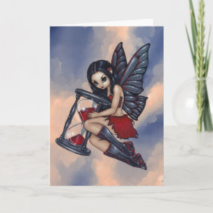 Tarjeta de saludo "Time Flies"