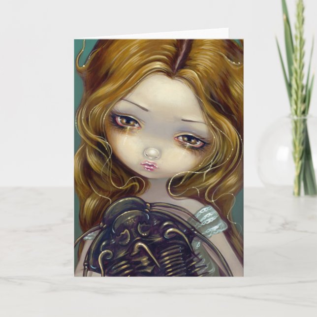 Tarjeta de saludo "Trilobite Mascota" (Anverso)