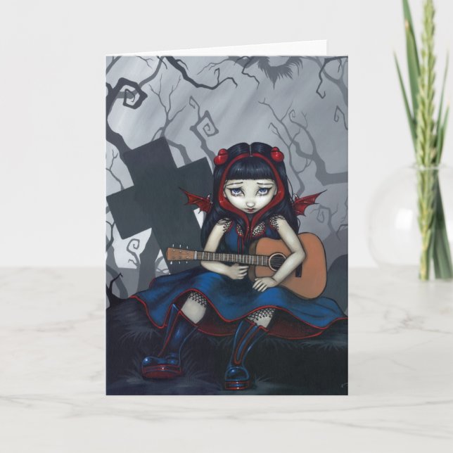 Tarjeta de saludo "Triste Canción Triste" (Anverso)