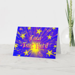 Tarjeta de saludo 'Tu texto' de Firework