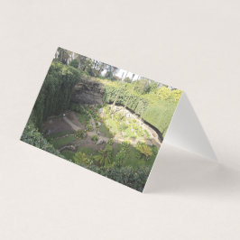 Tarjeta de saludo Umpherston Sinkhole Hidden Sanct