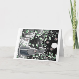 Tarjeta de saludo: Una conversación tranquila