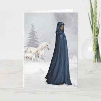 Tarjeta de saludo Unicorn Keeper