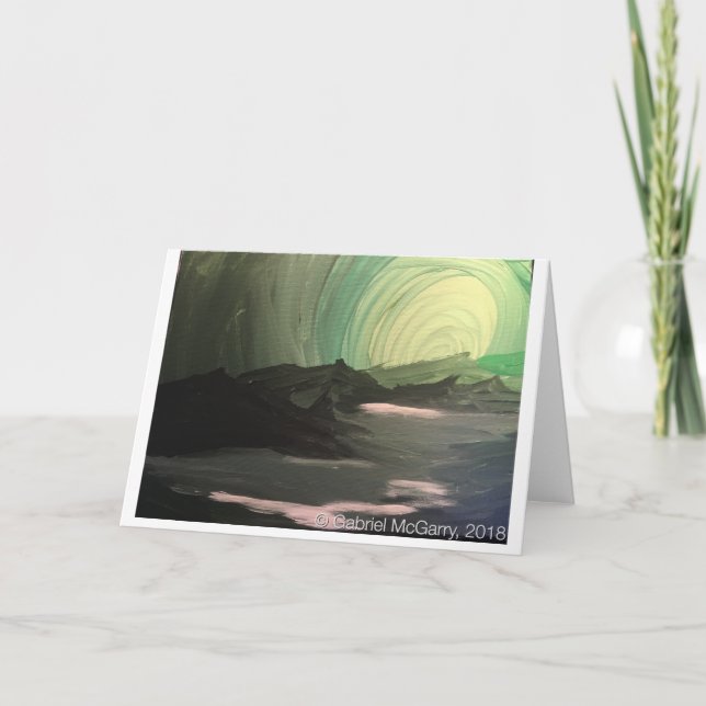 Tarjeta de saludo "verde" - de Gabriel McGarry (Anverso)
