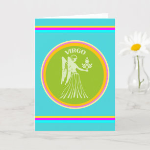 Tarjeta de saludo Virgo