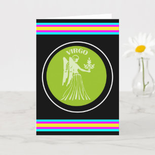 Tarjeta de saludo Virgo