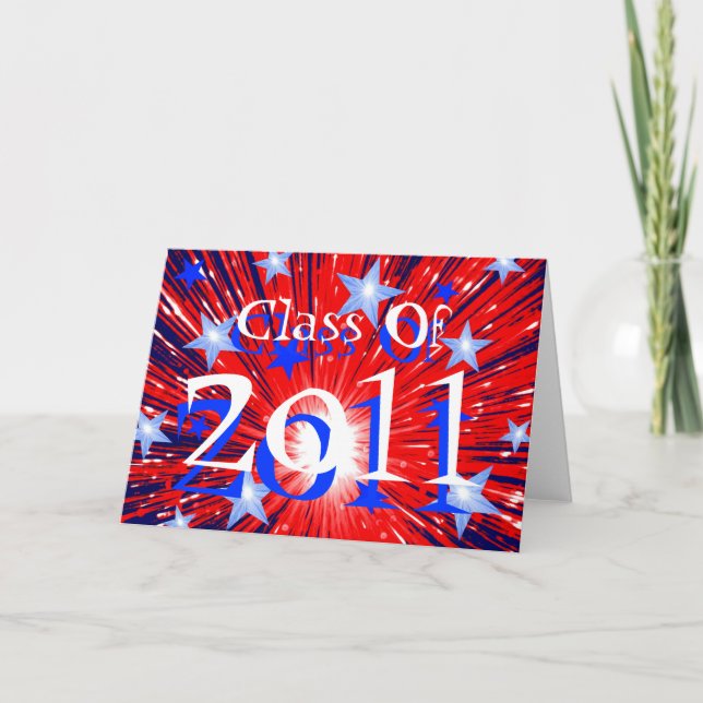 Tarjeta de saludos 'Clase de 2011' de Firework (Anverso)