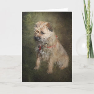 Tarjeta de saludos de Border Terrier