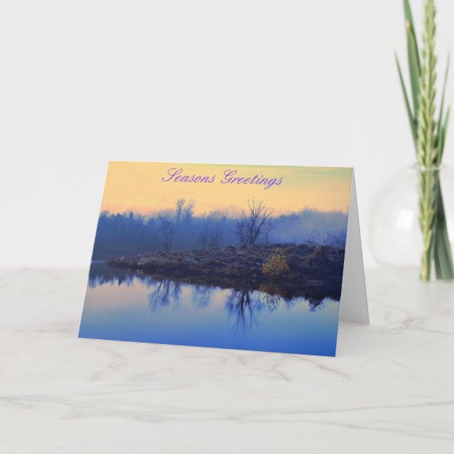 Tarjeta de saludos de temporada (Anverso)