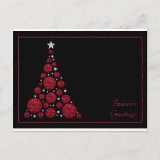 Tarjeta de saludos de temporada de navidad del Pur