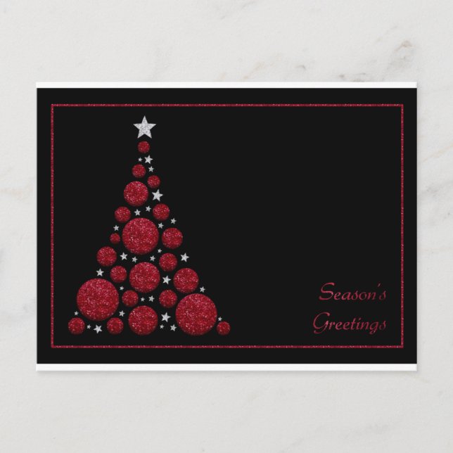 Tarjeta de saludos de temporada de navidad del Pur (Anverso)