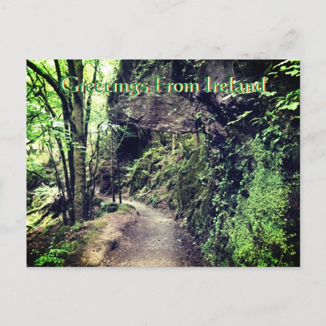 Tarjeta de saludos desde Irlanda (Anverso)