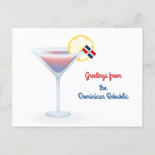 Tarjeta De Saludos Desde La República Dominicana