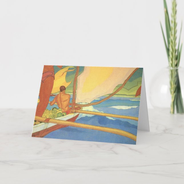 Tarjeta de saludos para Bellas Artes de Ouganter (Anverso)