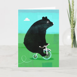 Tarjeta De Saludos Para Bicicletas