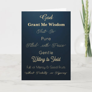 Tarjeta de salutación cristiana: Oración por Sabid
