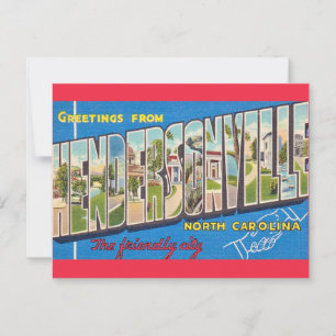 Tarjeta de salutación de Hendersonville NC