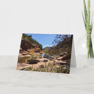Tarjeta de salutación de la Escritura de Sedona   